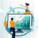 Visual representation of data analysis or strategy building with charts and graphs